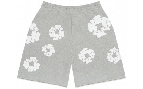 Denim Tears The Cotton Wreath Shorts 'Grey' 'Grey' 2