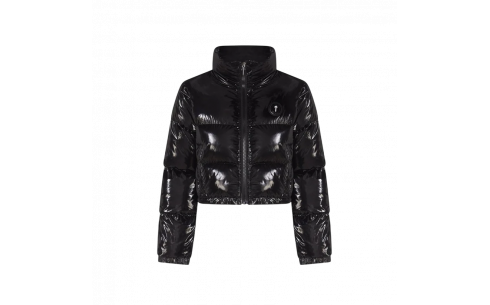 TRAPSTAR WOMEN’S IRONGATE PUFFER JACKET - SHINY BLACK 2