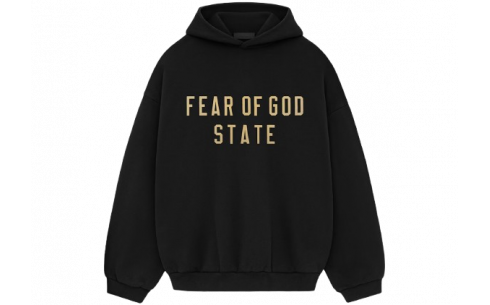 Fear of God Essentials Fleece Hoodie Black