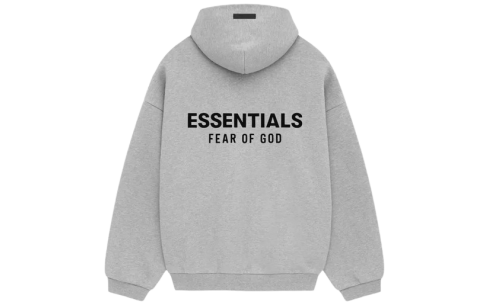 Fear of God Essentials Fleece Hoodie II Light Heather Grey