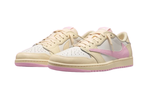 Jordan 1 Retro Low OG SP Travis Scott Shy Pink 2