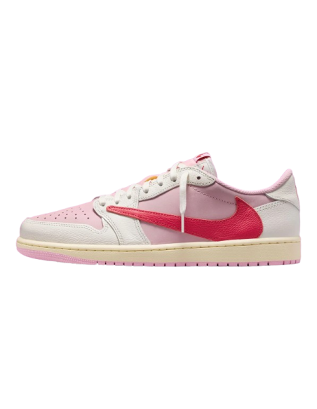 Jordan 1 Retro Low OG SP Travis Scott Sail Tropical Pink