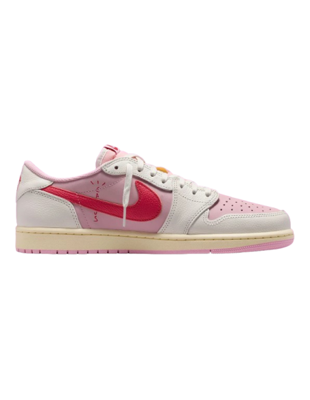 Jordan 1 Retro Low OG SP Travis Scott Sail Tropical Pink