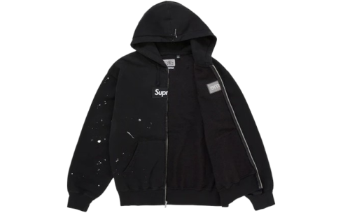 Supreme MM6 Maison Margiela Box Logo Zip Up Hooded... 2