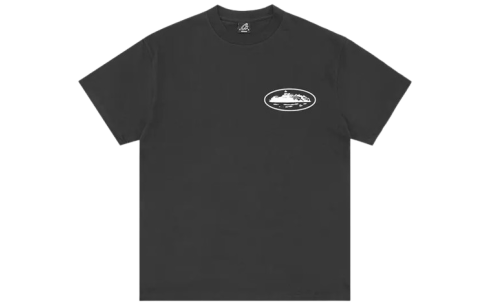 Corteiz OG Island Logo Tee Black 2