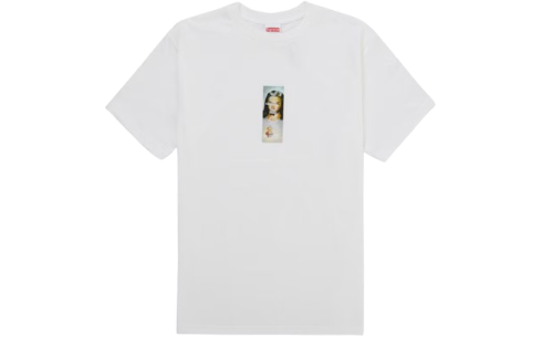 Supreme Prayer Card Box Logo Tee White