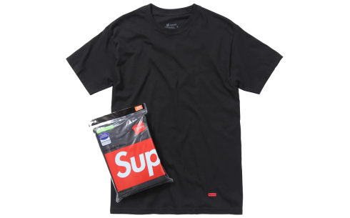 Supreme Hanes Tagless Tees (3 Pack)