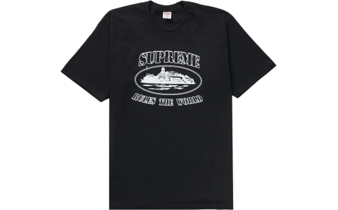 Supreme Corteiz Rules The World Tee Black