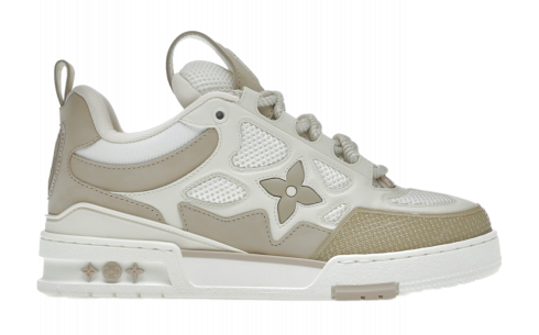 Louis Vuitton LV Skate Sneaker Beige White