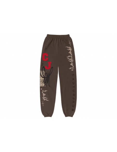 Travis Scott Flare Sweatpants Brown