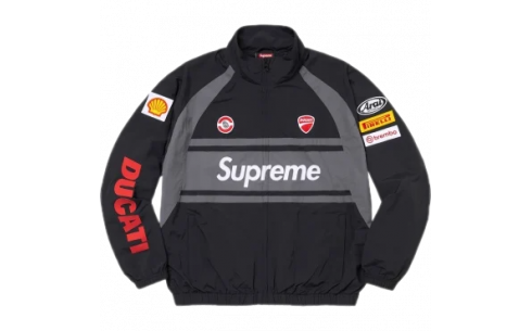 Supreme Ducati Track Jacket Black