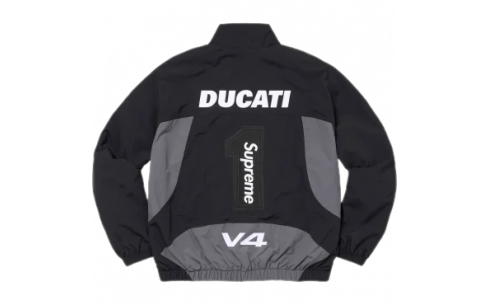 Supreme Ducati Track Jacket Black 2