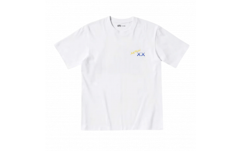 KAWS x Uniqlo Warhol UT Graphic 471321 T-shirt White 2