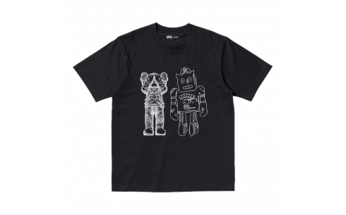 KAWS x Uniqlo Warhol UT Graphic 476351 T-shirt Black
