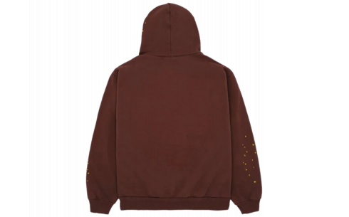 Sp5der Web Hoodie Brown 2