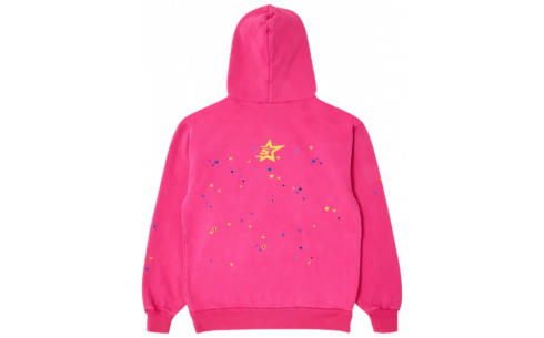 Sp5der P*NK V2 Hoodie Pink 2