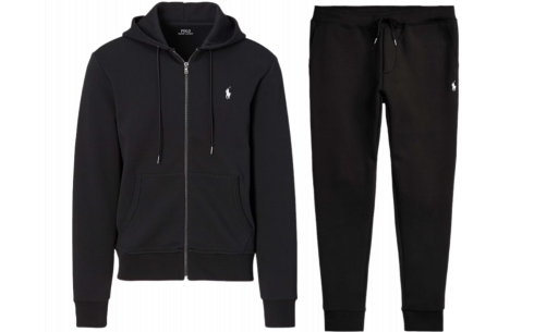 Polo Ralph Lauren Double-Knit Full-Zip Hoodie and...