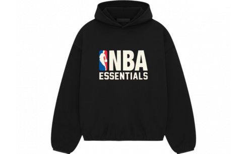 Fear of God Essentials NBA Hoodie Black