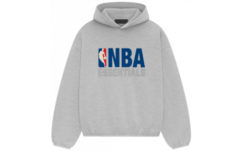 Fear of God Essentials NBA Hoodie Light Heather