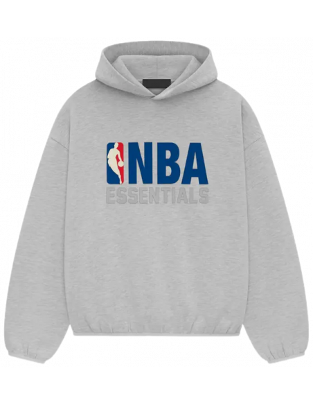 Fear of God Essentials NBA Hoodie Light Heather